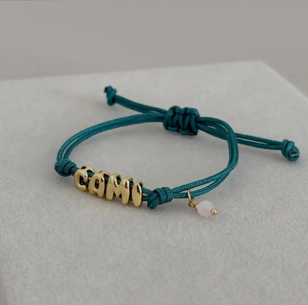 26 Letter Woven Hand Rope Colored Bracelet