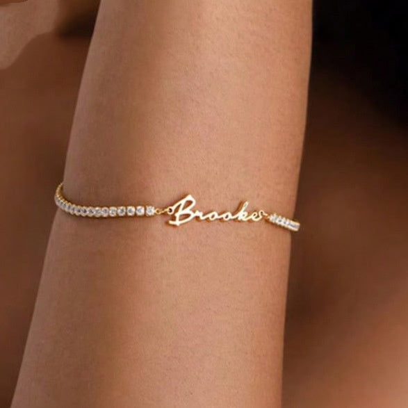 Customized Name Tennis Bracelet