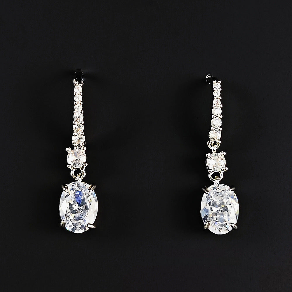 Fashionable Colored Diamond Earrings For Women