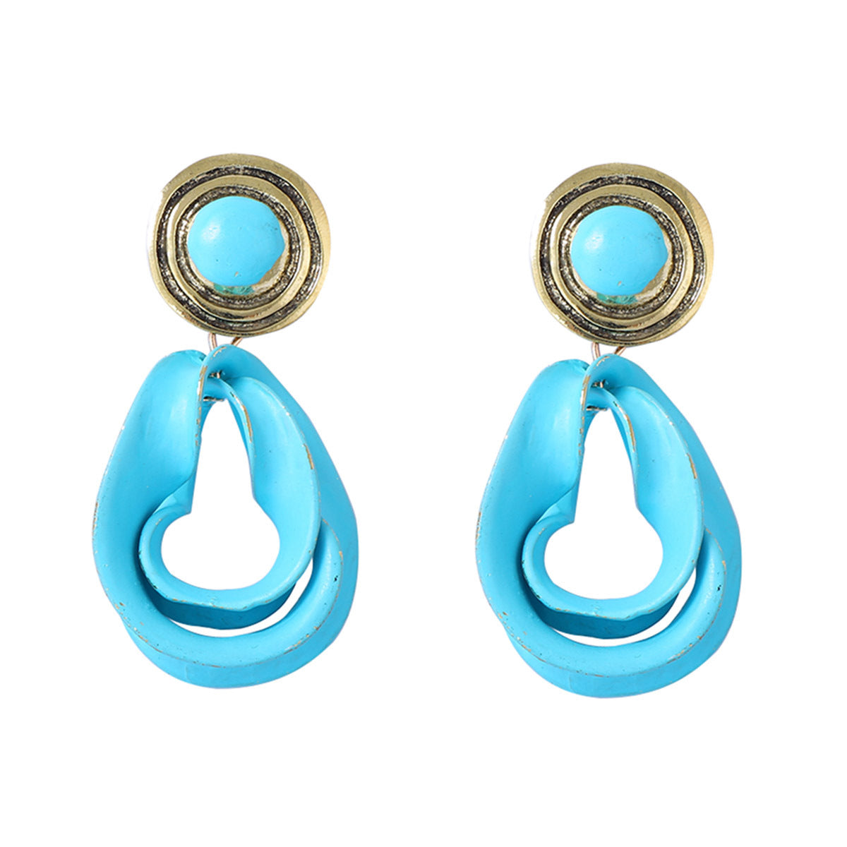 Retro Street-style Alloy Geometric Statement Earrings