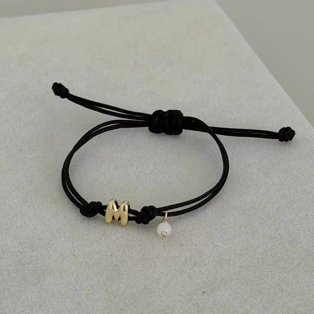 26 Letter Woven Hand Rope Colored Bracelet